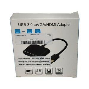 USB 3.0 to VGA/HDMI Adapter